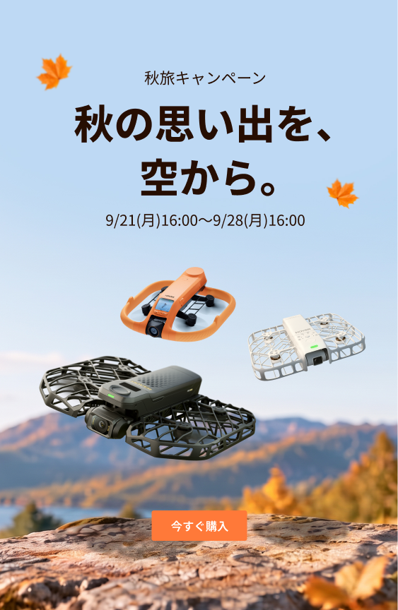 <p>秋の思い出を、空から。</p>