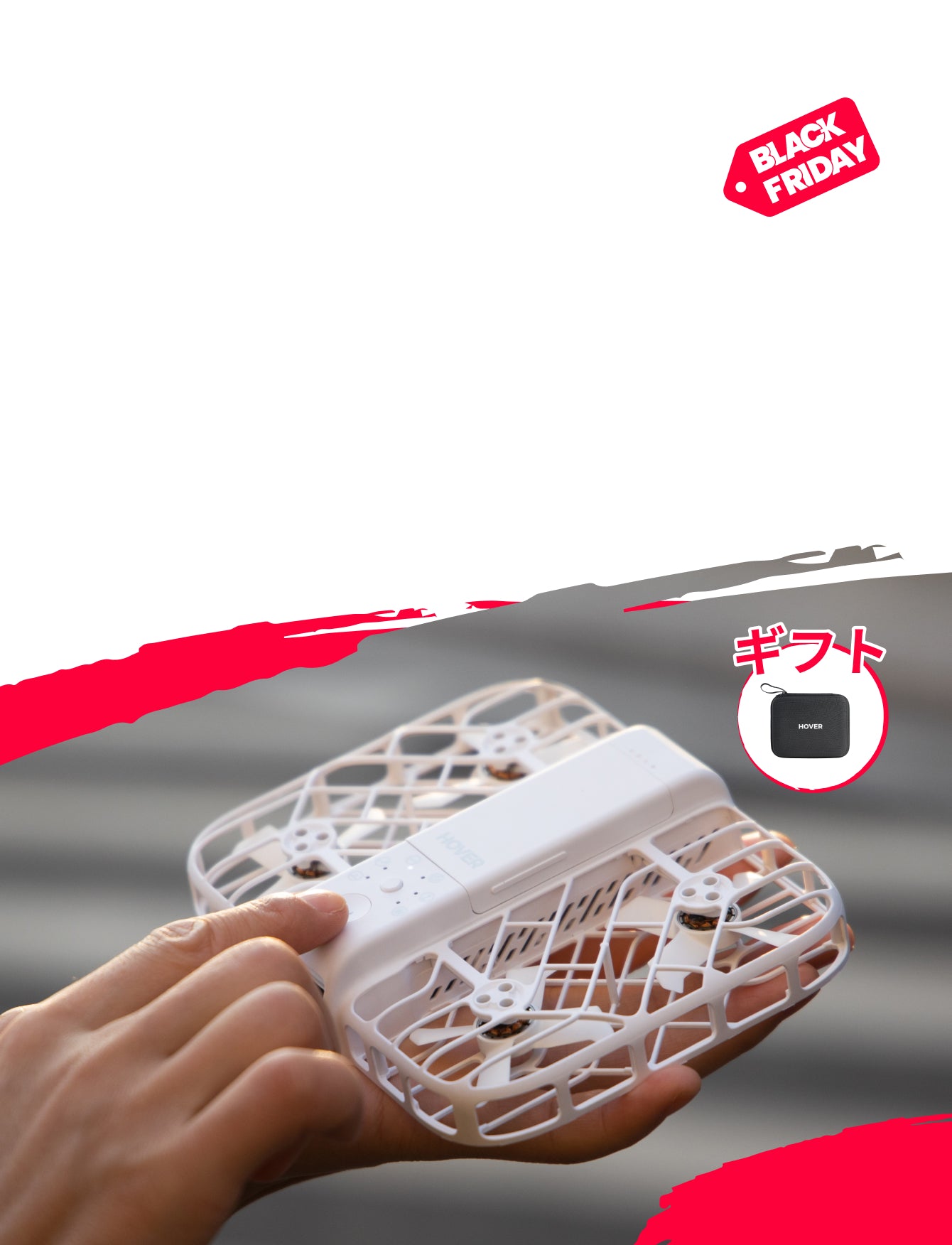 【 いちご入札不可】HoverAir X1 Smart （白） HOVERAir X1 Smart（ホバーエアーエックスワンスマート）空飛ぶ